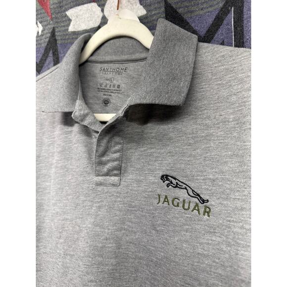 Jaguar Men's Gray Polo Large Sports Car Luxury - Picture 2 of 4